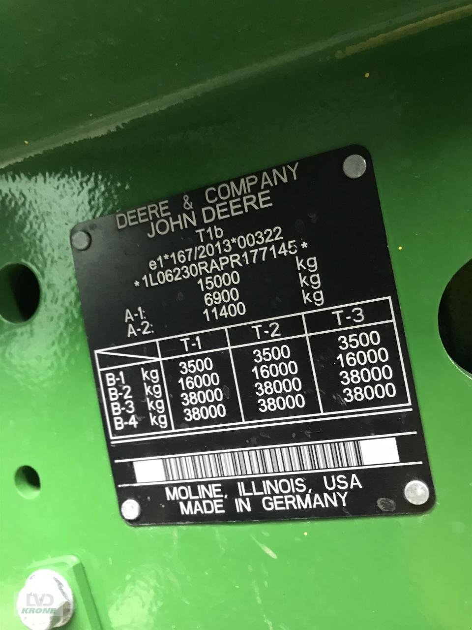 Traktor Türe ait John Deere 6R 230, Gebrauchtmaschine içinde Alt-Mölln (resim 10)