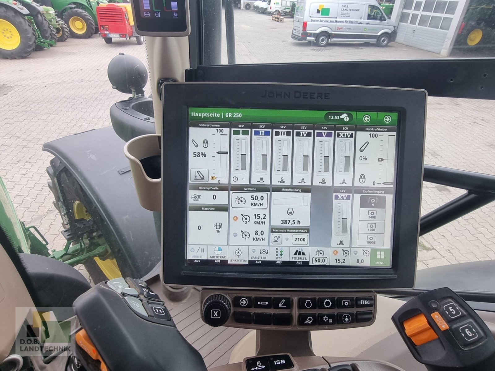 Traktor typu John Deere 6R 250 6R250, Gebrauchtmaschine w Regensburg (Zdjęcie 22)