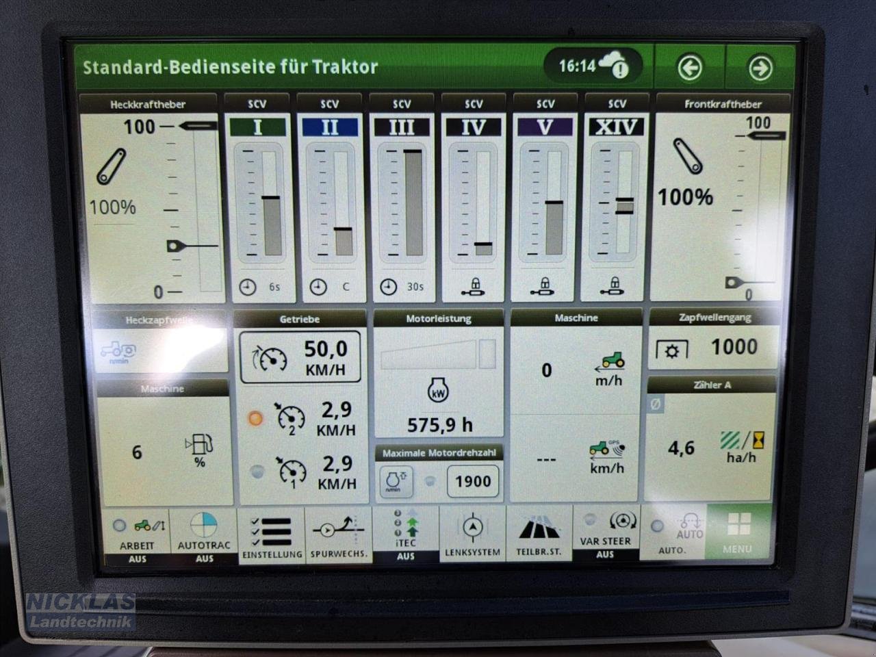 Traktor Türe ait John Deere 6R 250, Gebrauchtmaschine içinde Schirradorf (resim 12)