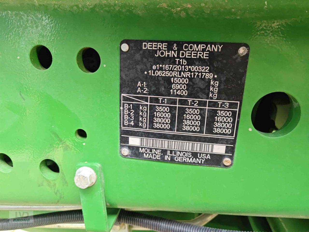 Traktor des Typs John Deere 6R 250, Gebrauchtmaschine in Zorbau (Bild 12)