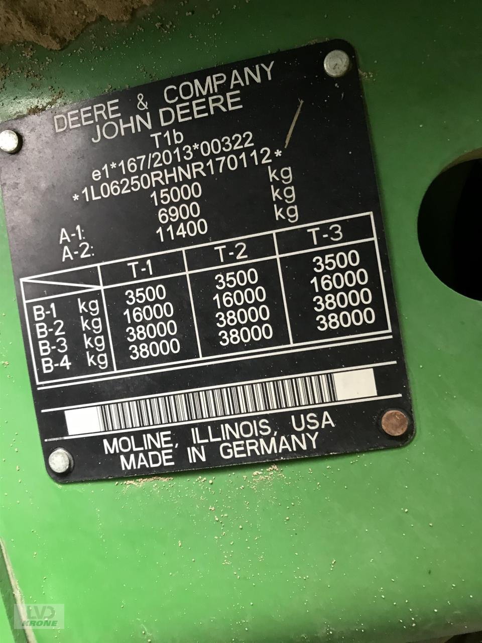 Traktor Türe ait John Deere 6R 250, Gebrauchtmaschine içinde Alt-Mölln (resim 12)