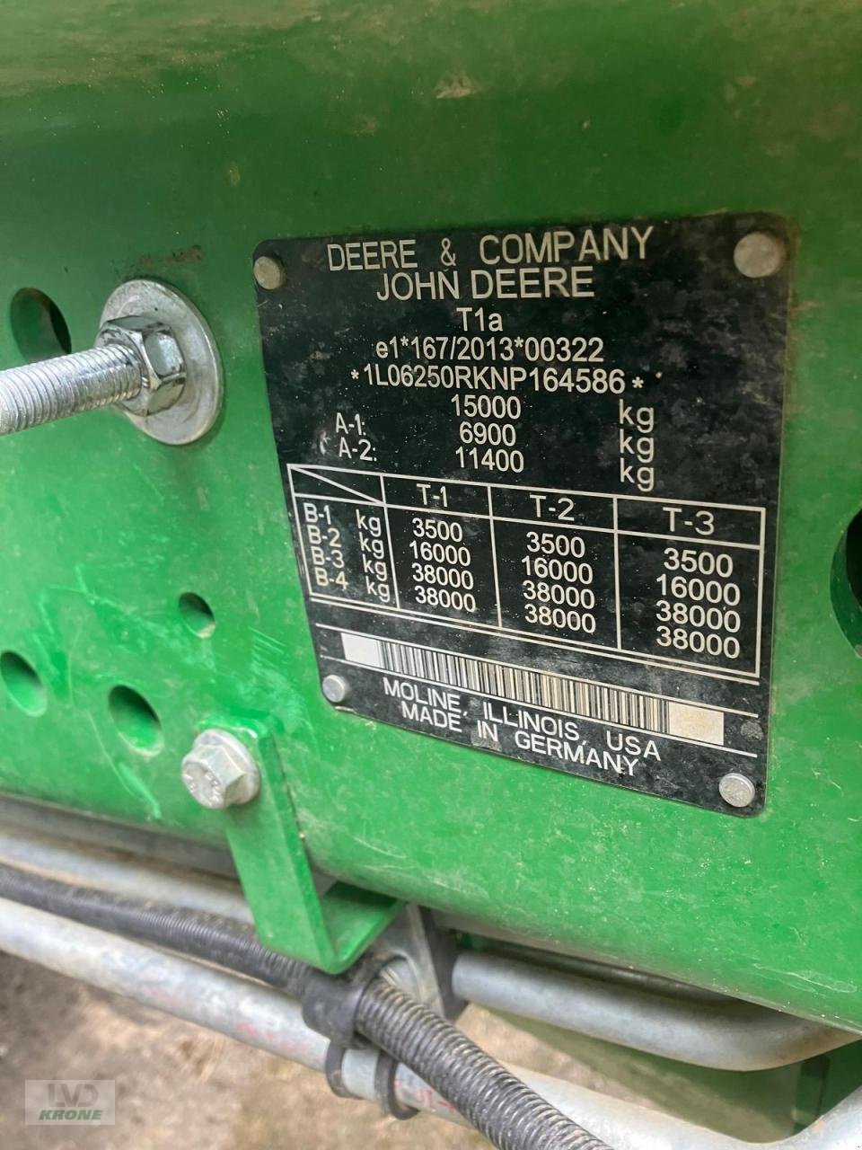 Traktor des Typs John Deere 6R 250, Gebrauchtmaschine in Alt-Mölln (Bild 12)