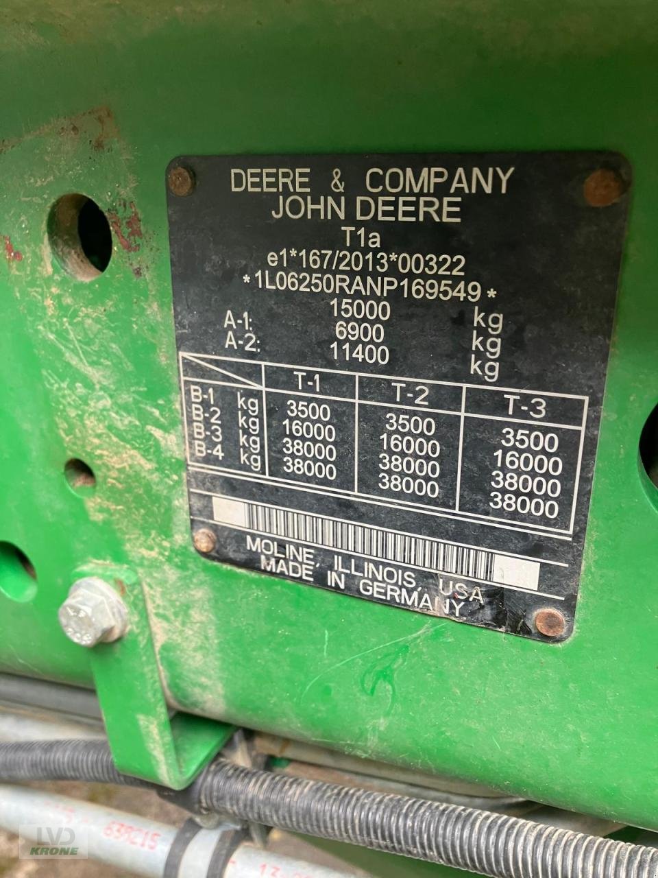 Traktor typu John Deere 6R 250, Gebrauchtmaschine w Alt-Mölln (Zdjęcie 14)