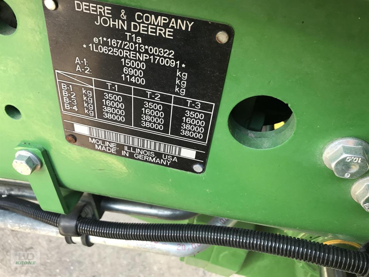 Traktor typu John Deere 6R 250, Gebrauchtmaschine v Alt-Mölln (Obrázek 12)