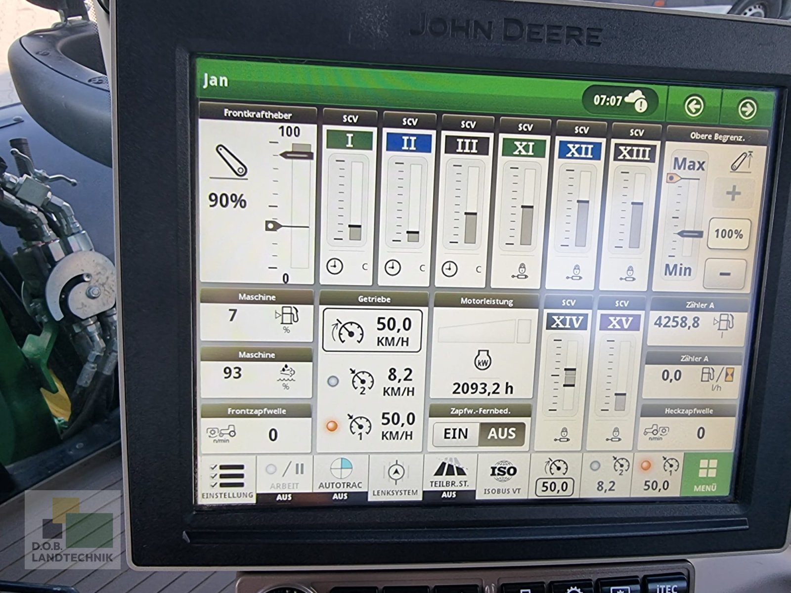 Traktor del tipo John Deere 6R110 6R 110 Garantieverlängerung, Gebrauchtmaschine en Regensburg (Imagen 19)