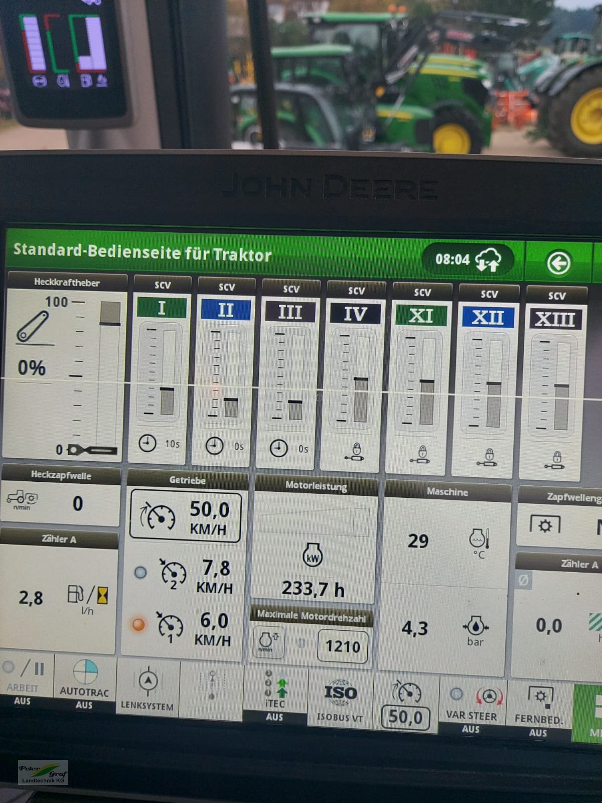 Traktor tip John Deere 6R130, Gebrauchtmaschine in Pegnitz-Bronn (Poză 13)