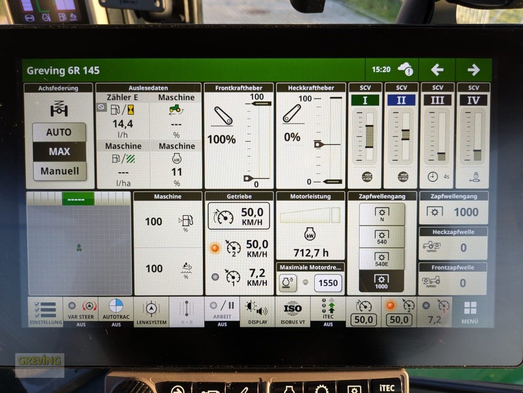 Traktor typu John Deere 6R145 *Garantieverlängerung*, Gebrauchtmaschine v Wettringen (Obrázok 13)