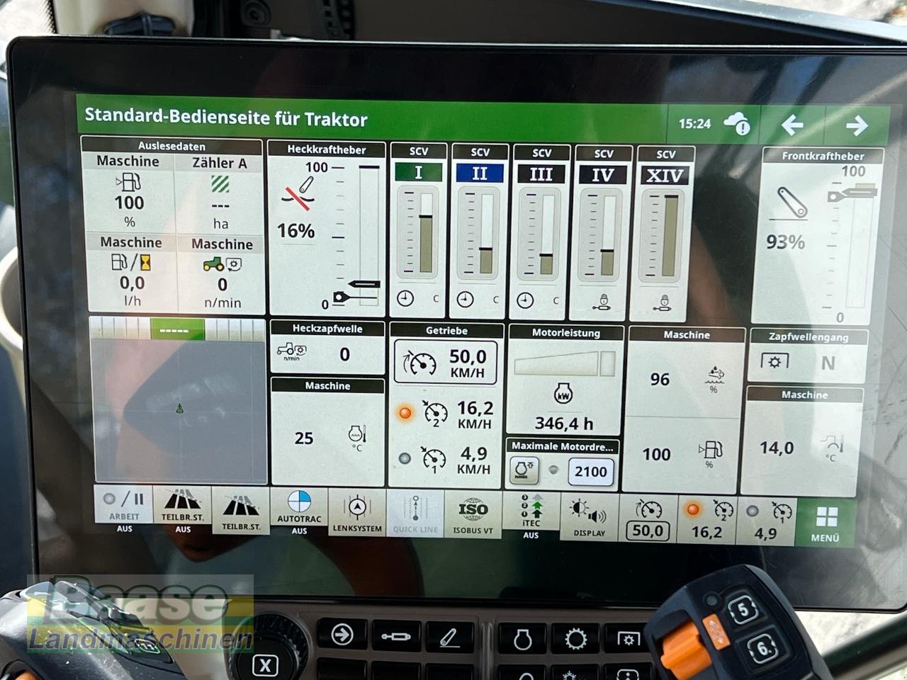 Traktor des Typs John Deere 6R155 AutoPowr IVT 50 km/h, Gebrauchtmaschine in Holthof (Bild 14)