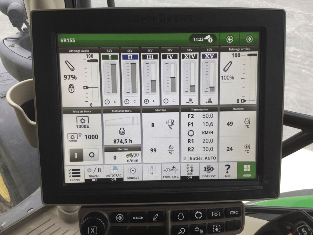 Traktor типа John Deere 6R155, Gebrauchtmaschine в Vogelsheim (Фотография 7)