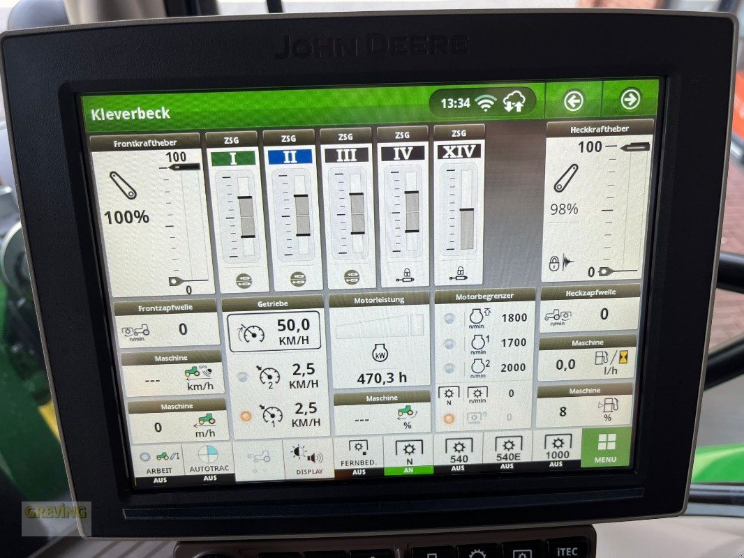 Traktor Türe ait John Deere 6R155, Gebrauchtmaschine içinde Ahaus (resim 13)