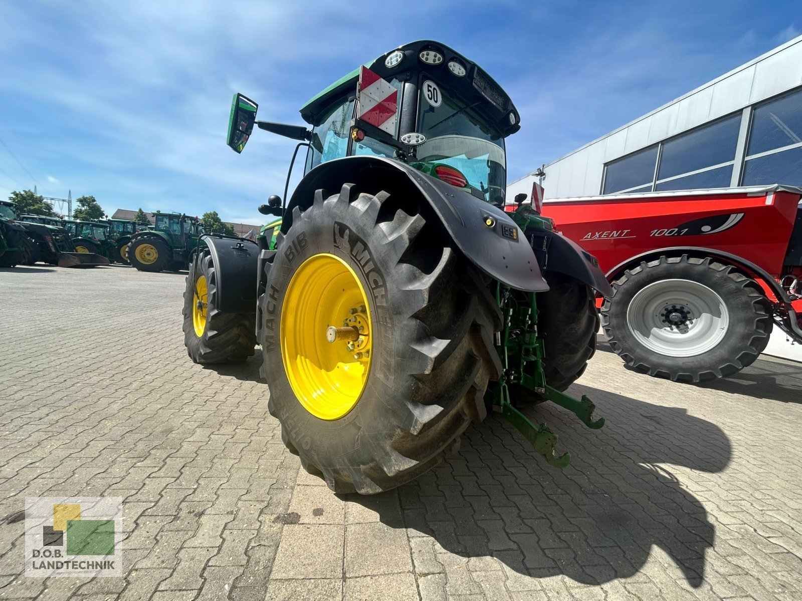 Traktor van het type John Deere 6R185 6R 185 Garantieverlängerung bis 2026 + Reifendruckregelanlage, Gebrauchtmaschine in Regensburg (Foto 9)