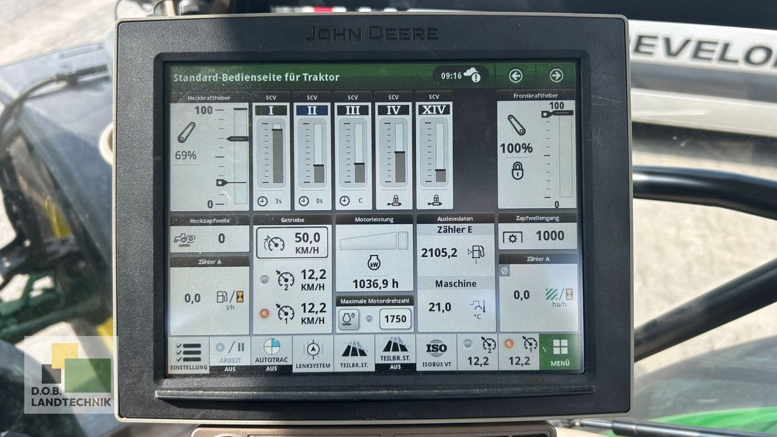 Traktor typu John Deere 6R185 6R 185 Garantieverlängerung bis 2026 + Reifendruckregelanlage, Gebrauchtmaschine v Regensburg (Obrázek 22)