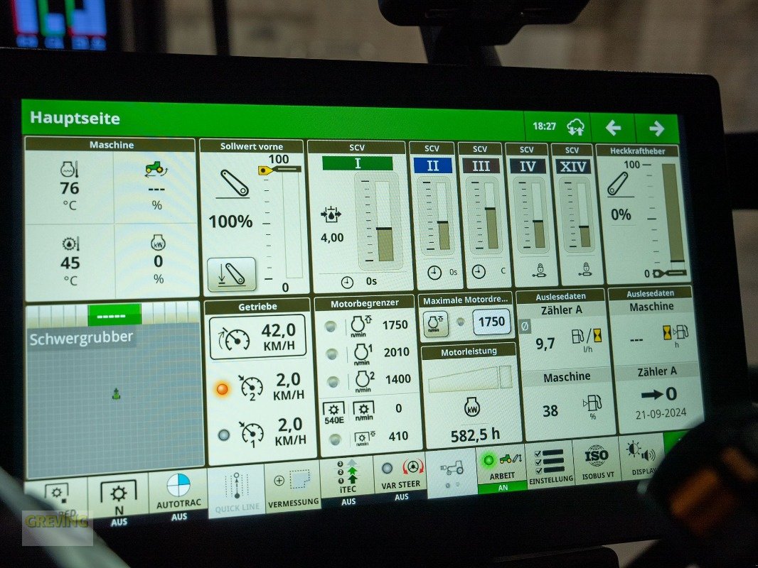 Traktor typu John Deere 6R185 *Garantieverlängerung*, Gebrauchtmaschine w Ahaus (Zdjęcie 15)