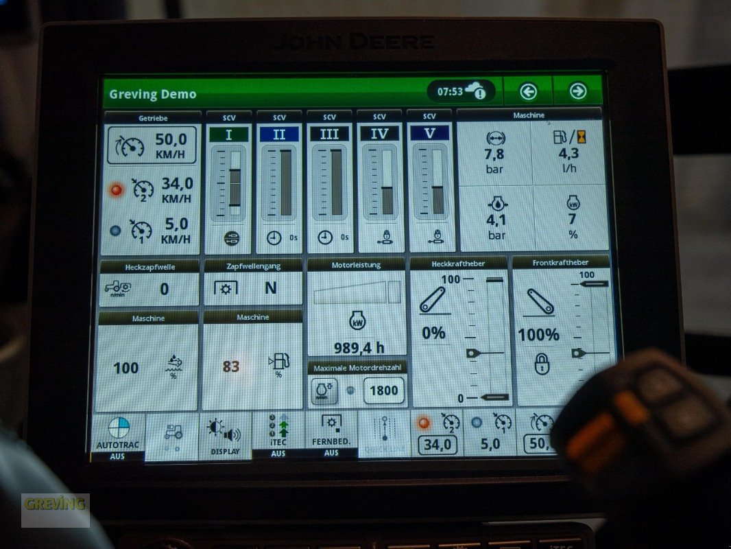 Traktor des Typs John Deere 6R185 *Garantieverlängerung*, Gebrauchtmaschine in Ahaus (Bild 22)