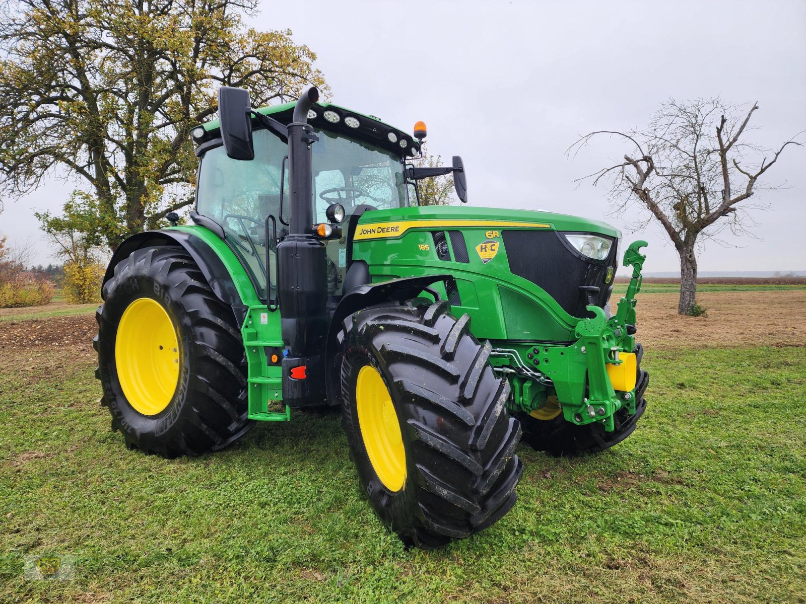 Traktor Türe ait John Deere 6R185 Pro Autotrac "Stollenbiss", Gebrauchtmaschine içinde Willanzheim (resim 1)