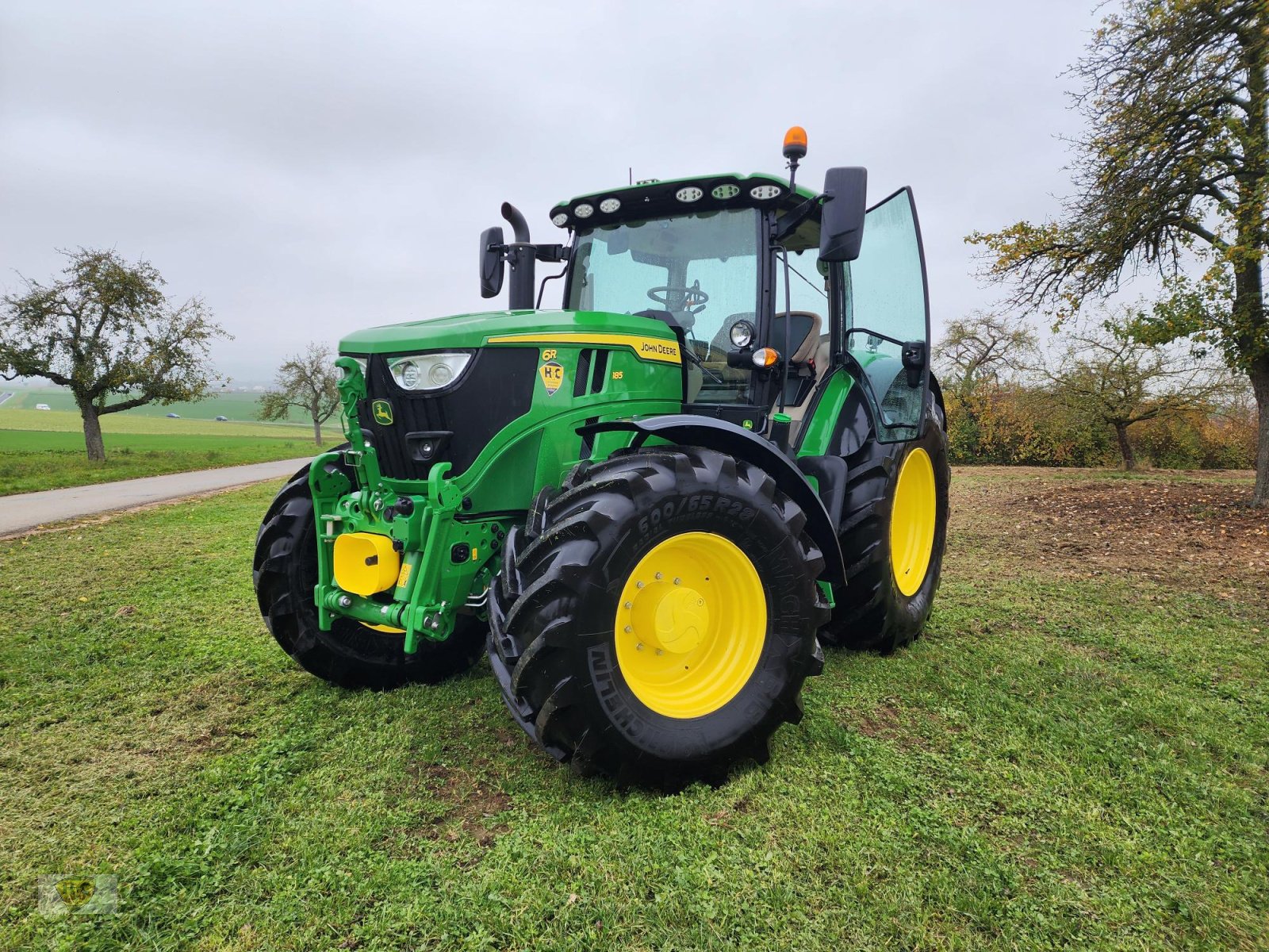 Traktor Türe ait John Deere 6R185 Pro Autotrac "Stollenbiss", Gebrauchtmaschine içinde Willanzheim (resim 2)