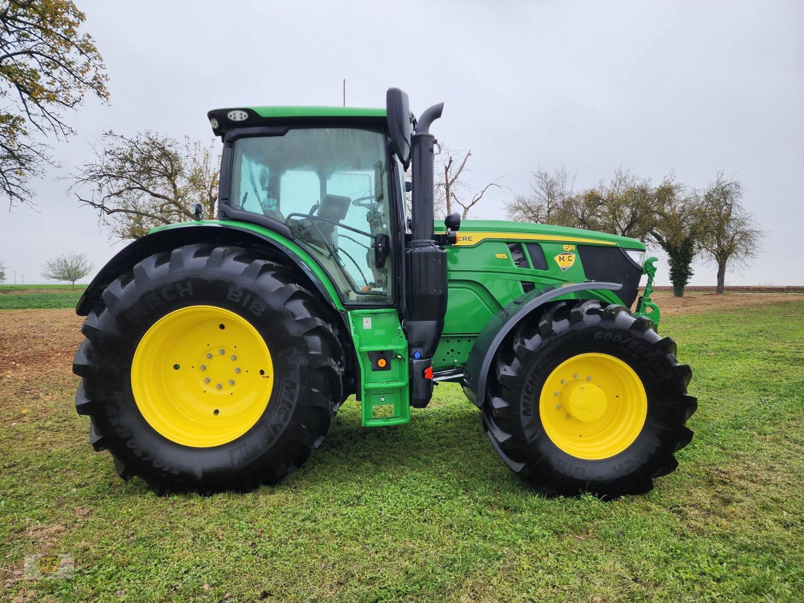 Traktor Türe ait John Deere 6R185 Pro Autotrac "Stollenbiss", Gebrauchtmaschine içinde Willanzheim (resim 7)