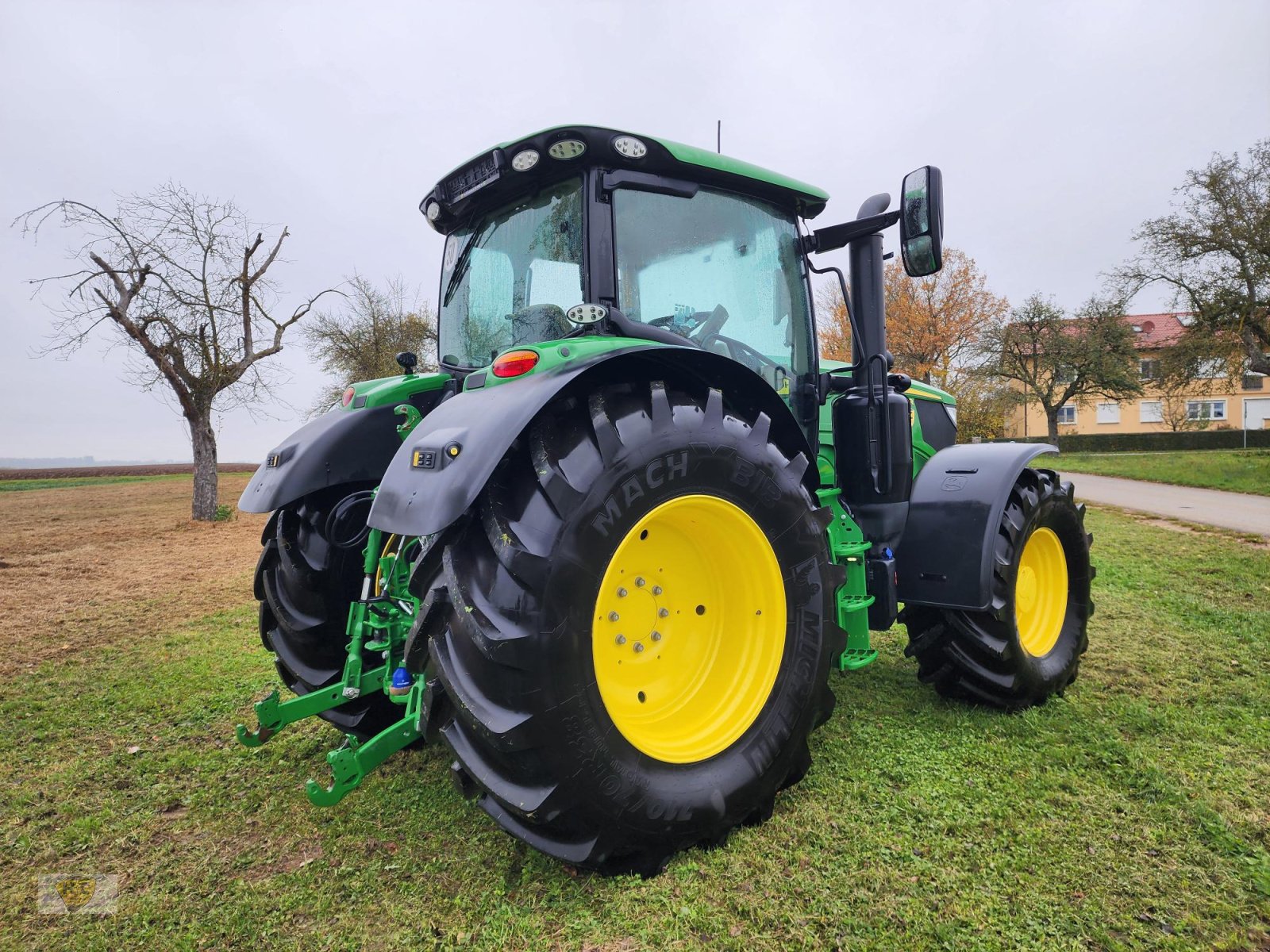 Traktor Türe ait John Deere 6R185 Pro Autotrac "Stollenbiss", Gebrauchtmaschine içinde Willanzheim (resim 8)