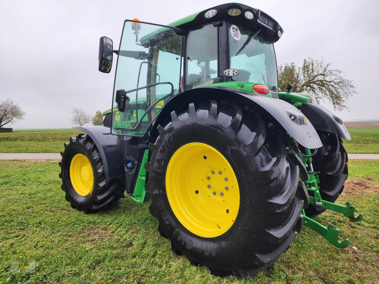 Traktor Türe ait John Deere 6R185 Pro Autotrac "Stollenbiss", Gebrauchtmaschine içinde Willanzheim (resim 10)