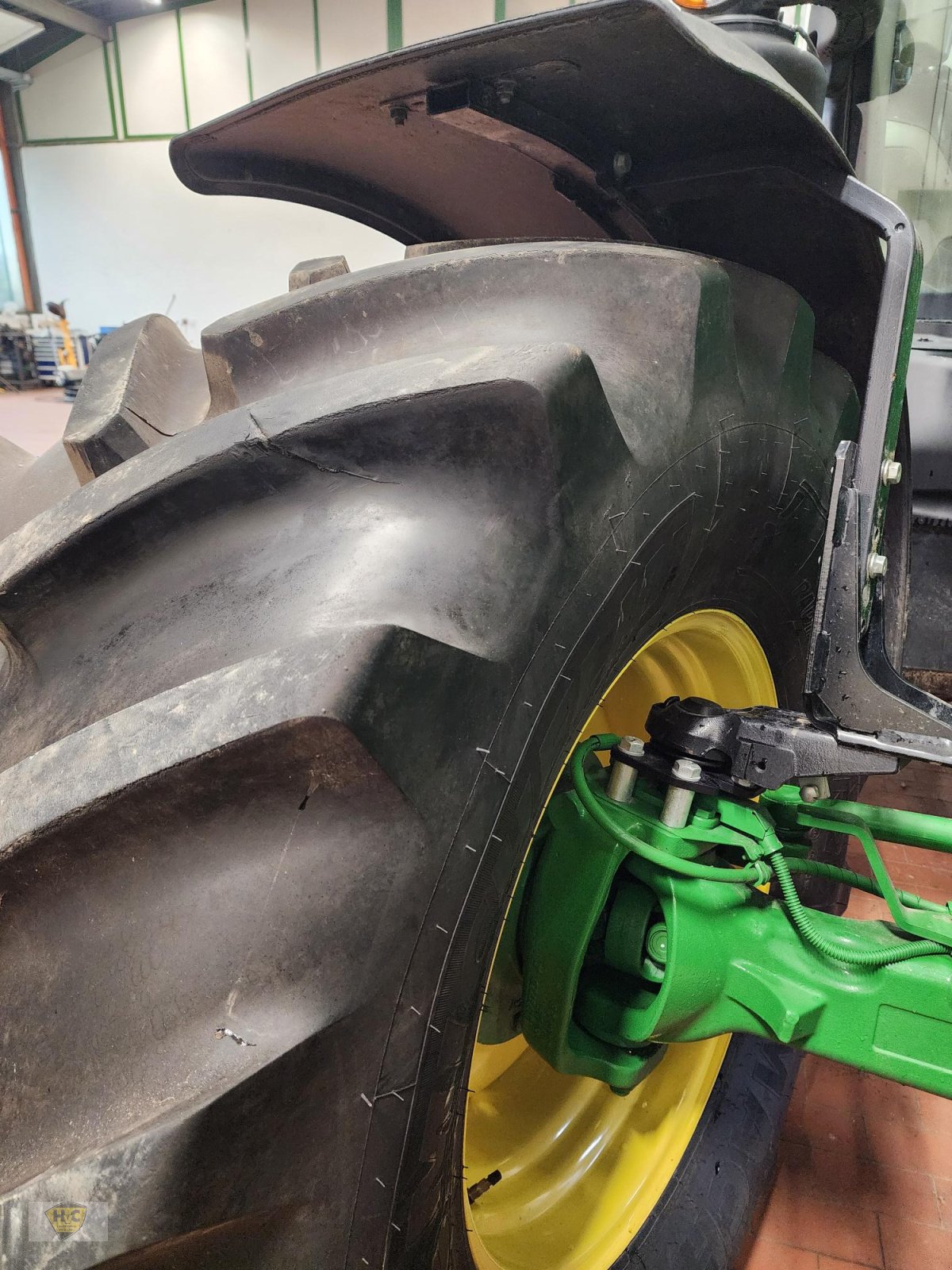 Traktor Türe ait John Deere 6R185 Pro Autotrac "Stollenbiss", Gebrauchtmaschine içinde Willanzheim (resim 15)