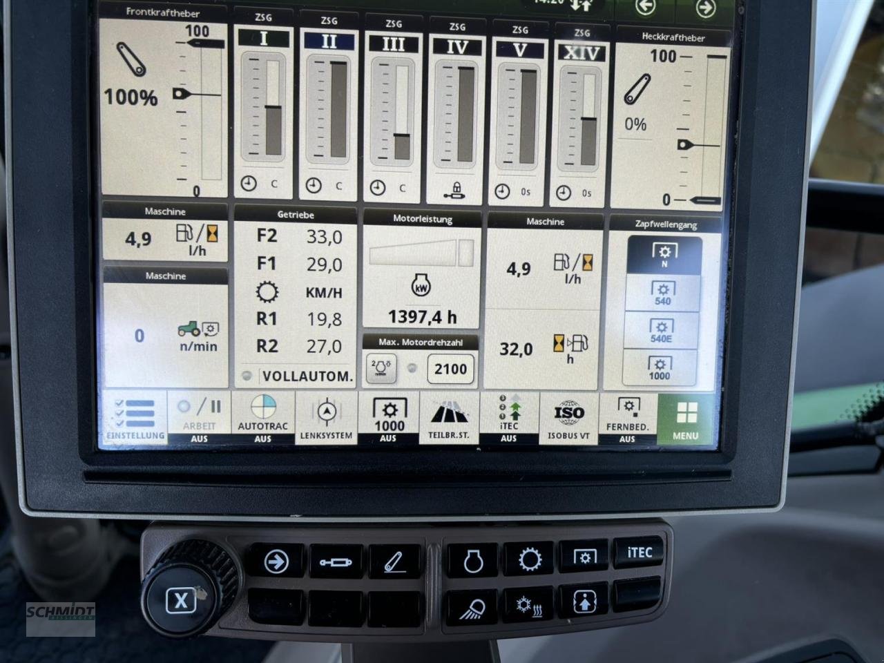 Traktor van het type John Deere 6R215, Gebrauchtmaschine in Herbrechtingen (Foto 9)