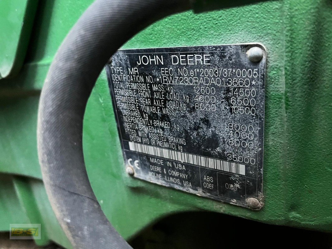 Traktor des Typs John Deere 7230R ALLRADTRAKTOR, Gebrauchtmaschine in Neustadt Dosse (Bild 15)