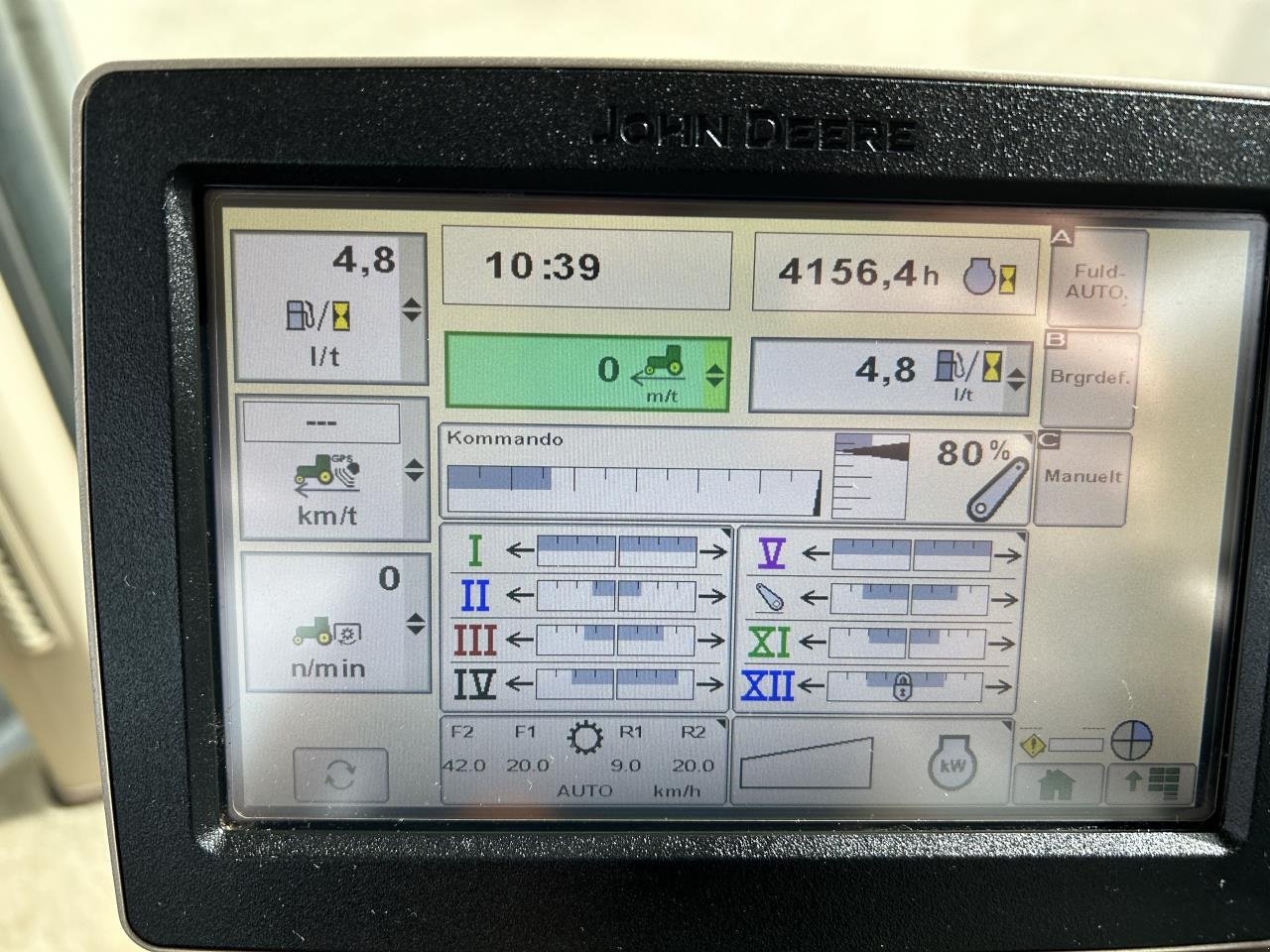 Traktor Türe ait John Deere 7230R, Gebrauchtmaschine içinde Bramming (resim 4)