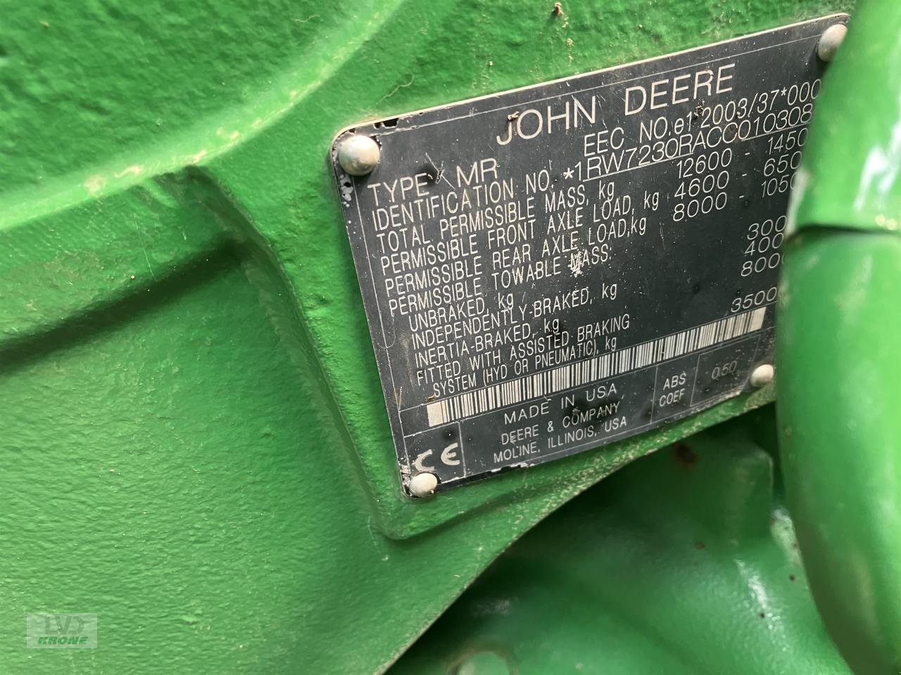 Traktor of the type John Deere 7230R, Gebrauchtmaschine in Spelle (Picture 15)