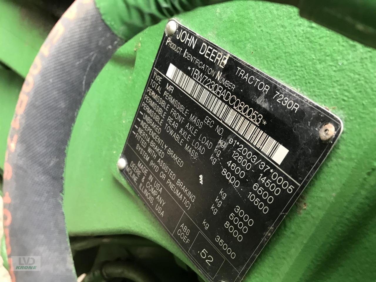 Traktor a típus John Deere 7230R, Gebrauchtmaschine ekkor: Alt-Mölln (Kép 13)