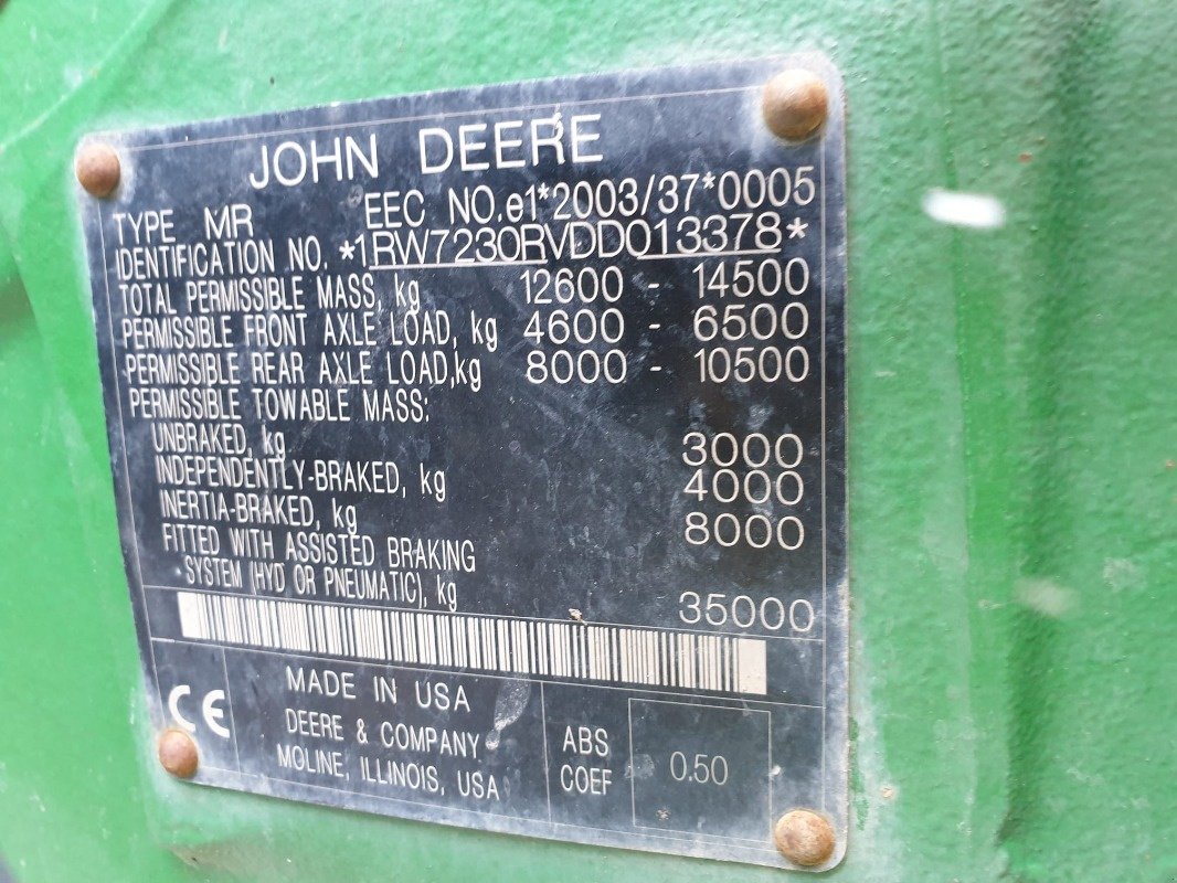 Traktor za tip John Deere 7230R, Gebrauchtmaschine u Sittensen (Slika 14)