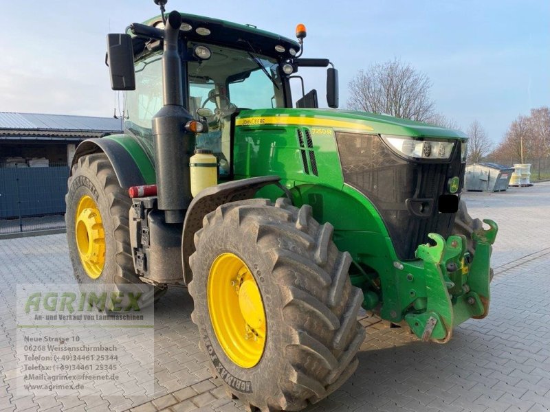 Traktor typu John Deere 7250 R, Gebrauchtmaschine w Weißenschirmbach (Zdjęcie 1)