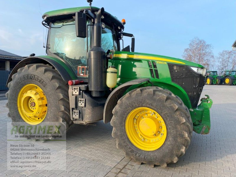 Traktor typu John Deere 7250 R, Gebrauchtmaschine w Weißenschirmbach (Zdjęcie 1)