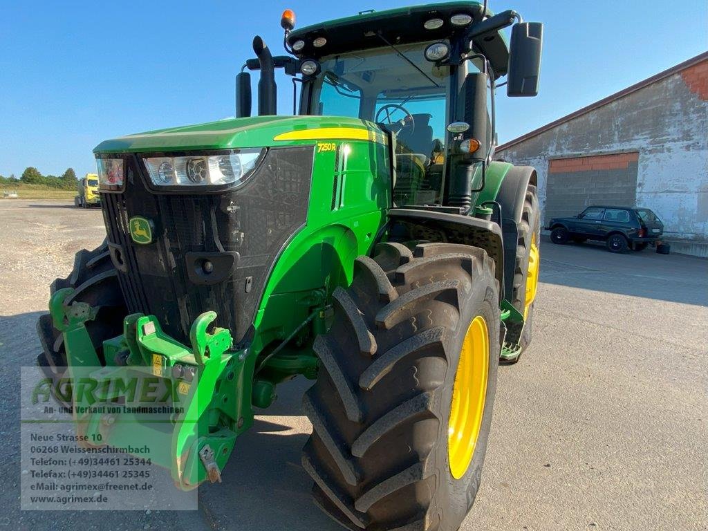 Traktor typu John Deere 7250 R, Gebrauchtmaschine w Weißenschirmbach (Zdjęcie 2)