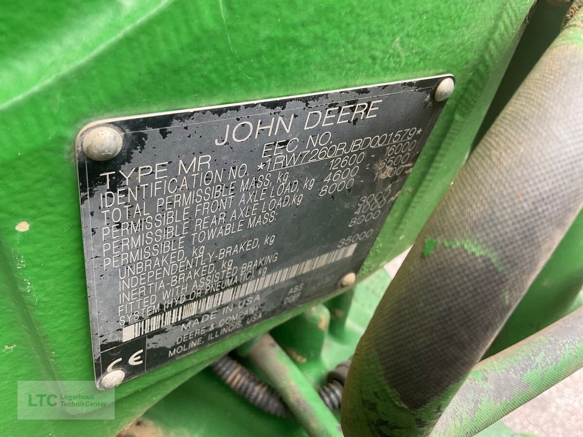 Traktor του τύπου John Deere 7260R, Gebrauchtmaschine σε Kalsdorf (Φωτογραφία 21)
