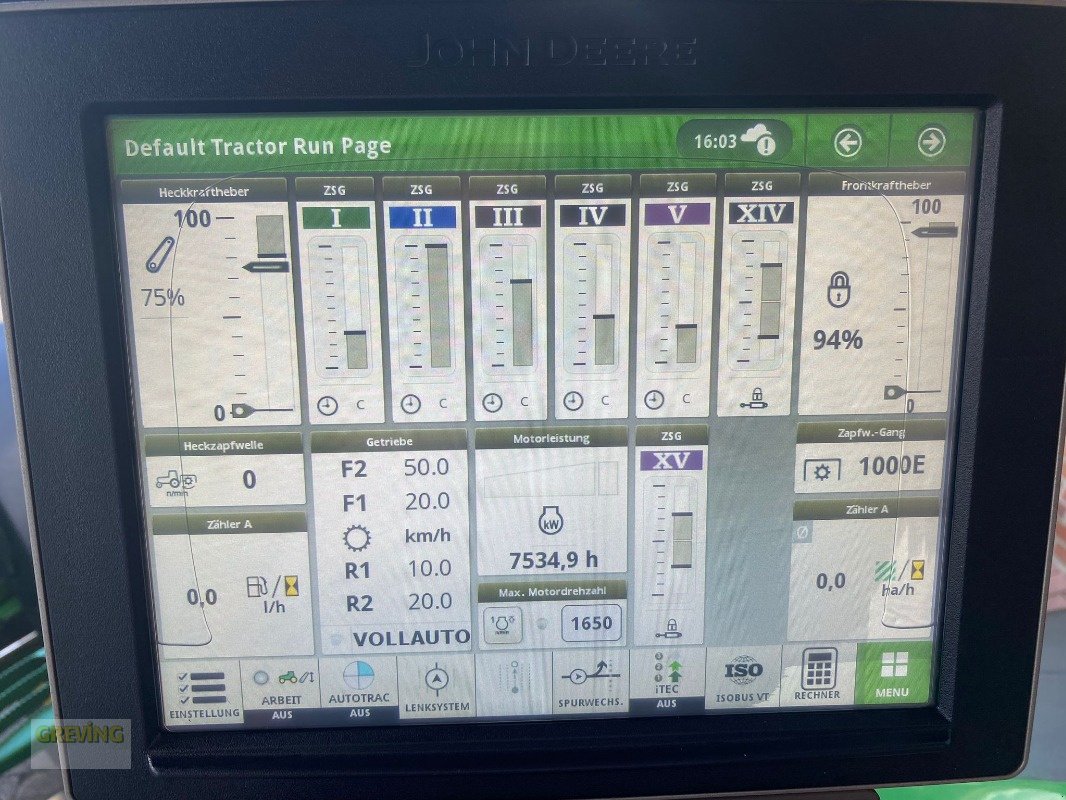 Traktor Türe ait John Deere 7270R, Gebrauchtmaschine içinde Ahaus (resim 17)