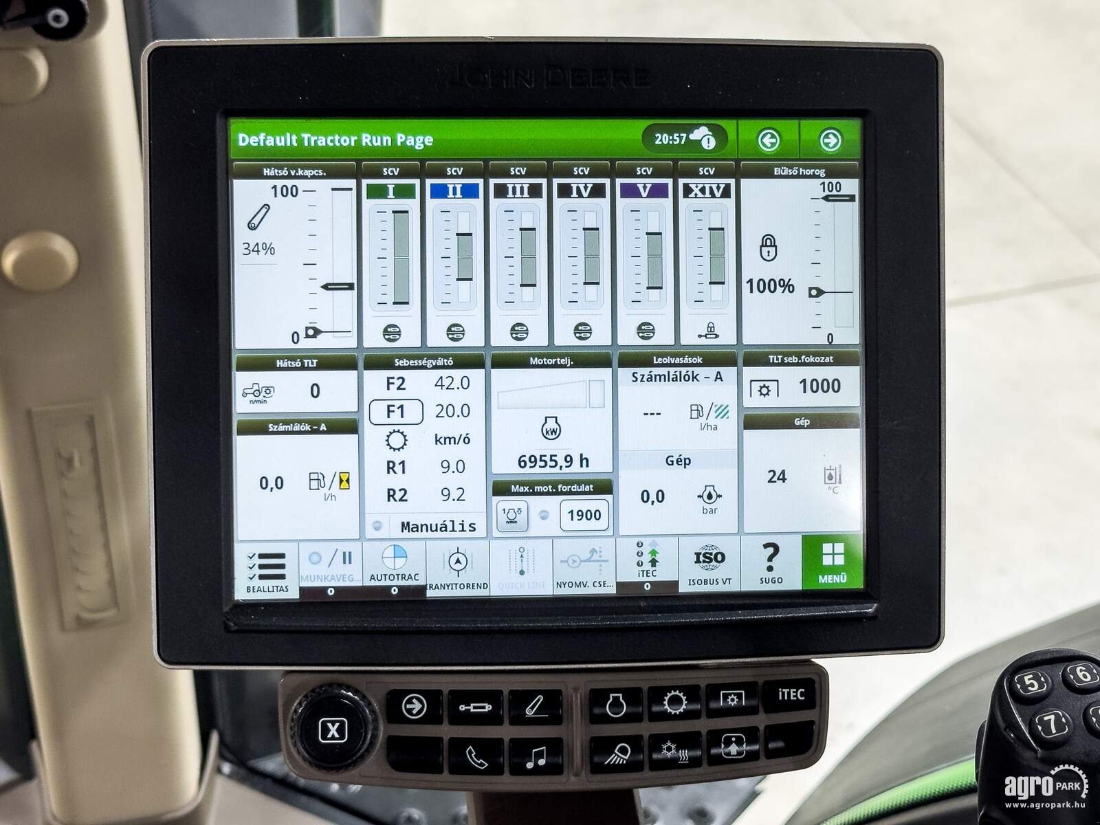 Traktor Türe ait John Deere 7290R, Gebrauchtmaschine içinde Csengele (resim 20)