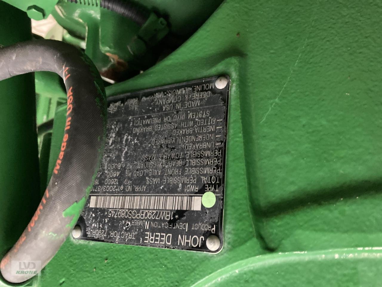 Traktor typu John Deere 7290R, Gebrauchtmaschine w Spelle (Zdjęcie 13)