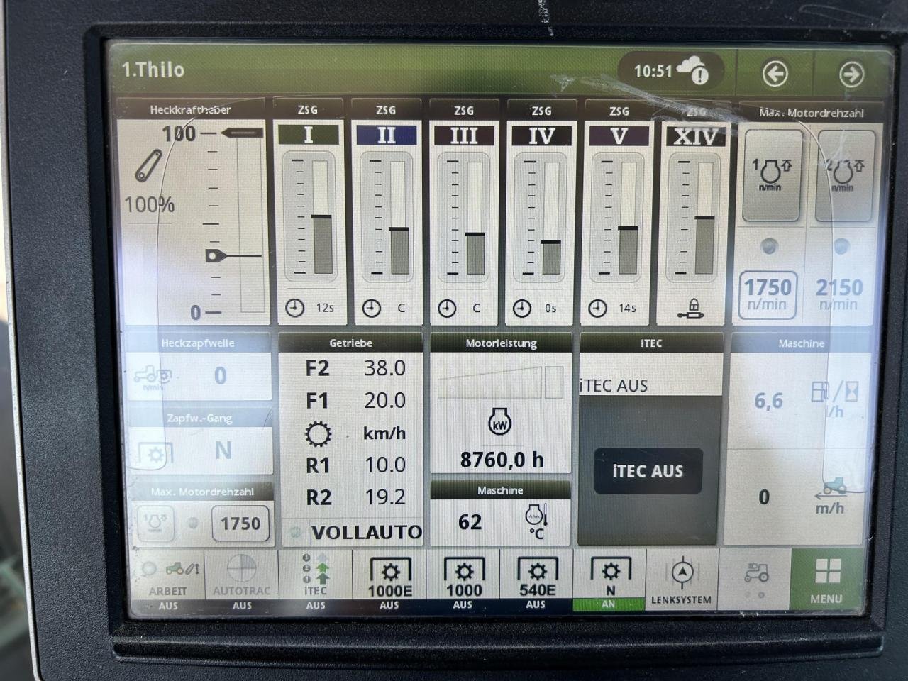 Traktor типа John Deere 7310R, Gebrauchtmaschine в Zweibrücken (Фотография 7)