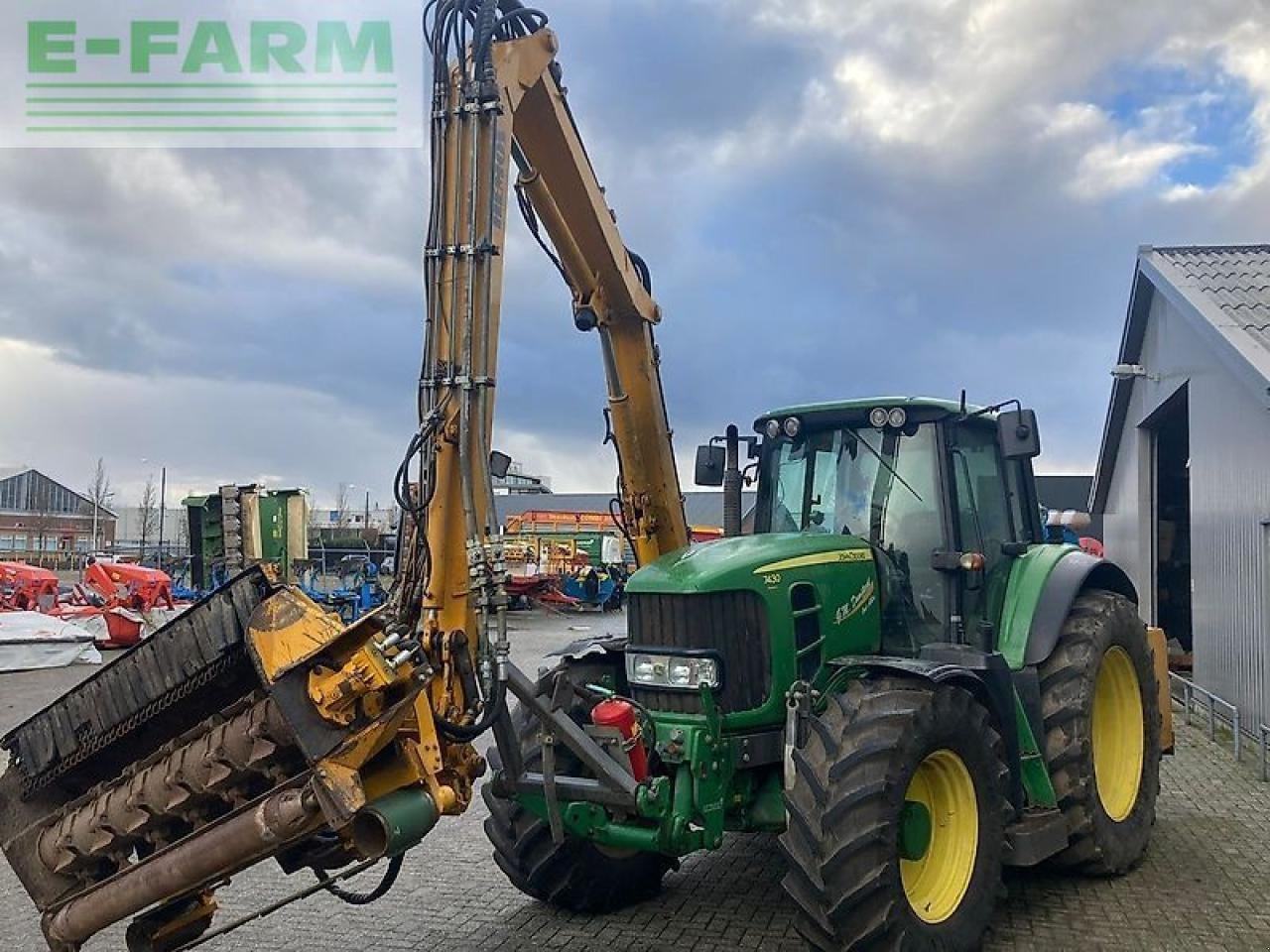 Traktor of the type John Deere 7430 incl hemos maaiarm, Gebrauchtmaschine in gg VEGHEL (Picture 13)