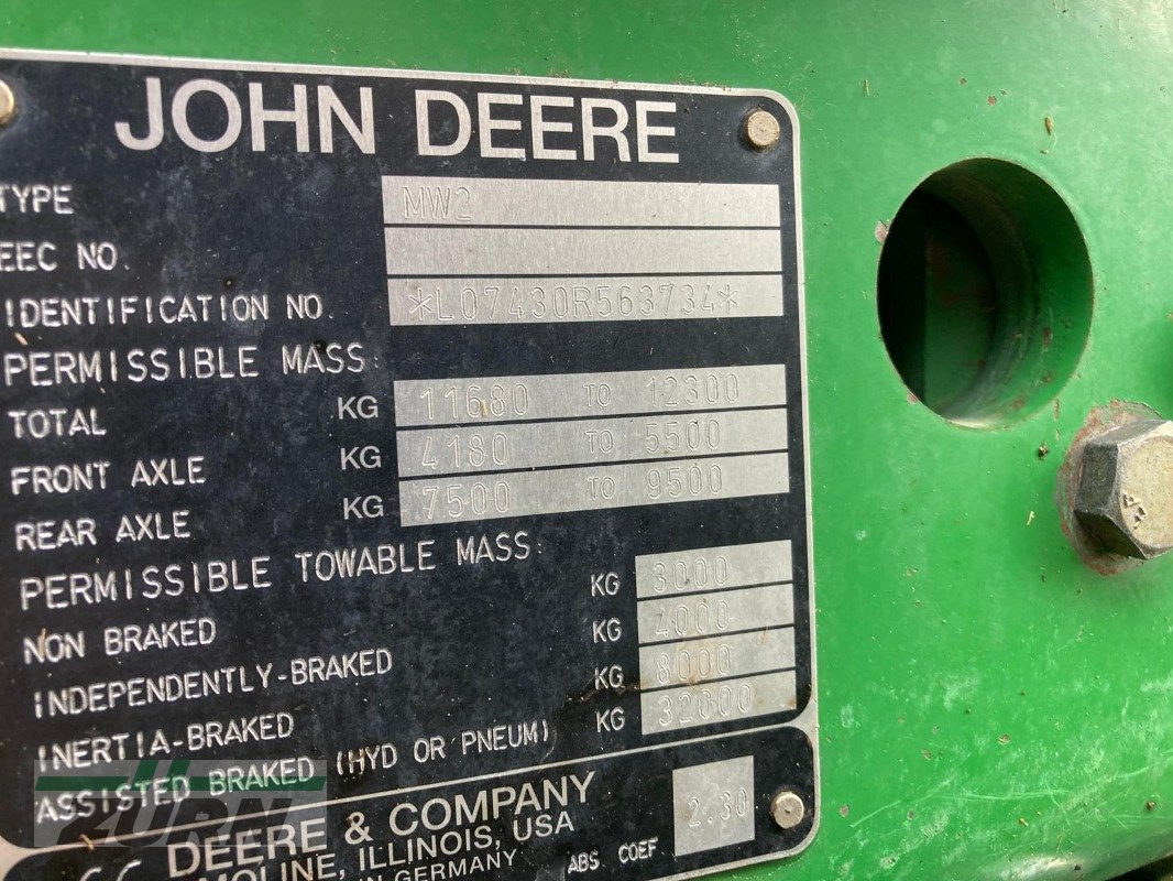 Traktor van het type John Deere 7430 Premium, Gebrauchtmaschine in Holzgünz - Schwaighausen (Foto 24)