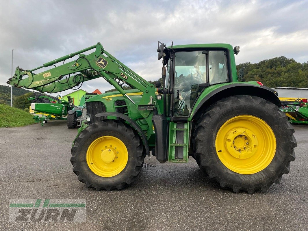 Traktor van het type John Deere 7530 Premium, Gebrauchtmaschine in Schöntal-Westernhausen (Foto 4)