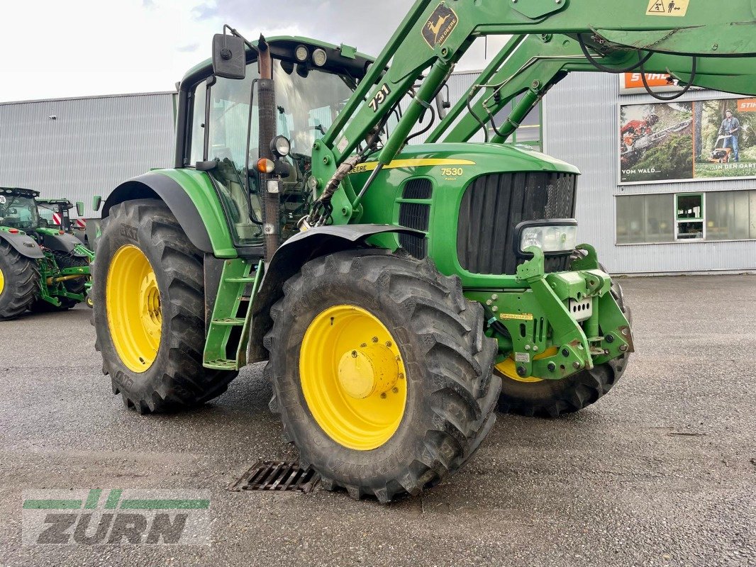 Traktor del tipo John Deere 7530 Premium, Gebrauchtmaschine In Schöntal-Westernhausen (Immagine 7)