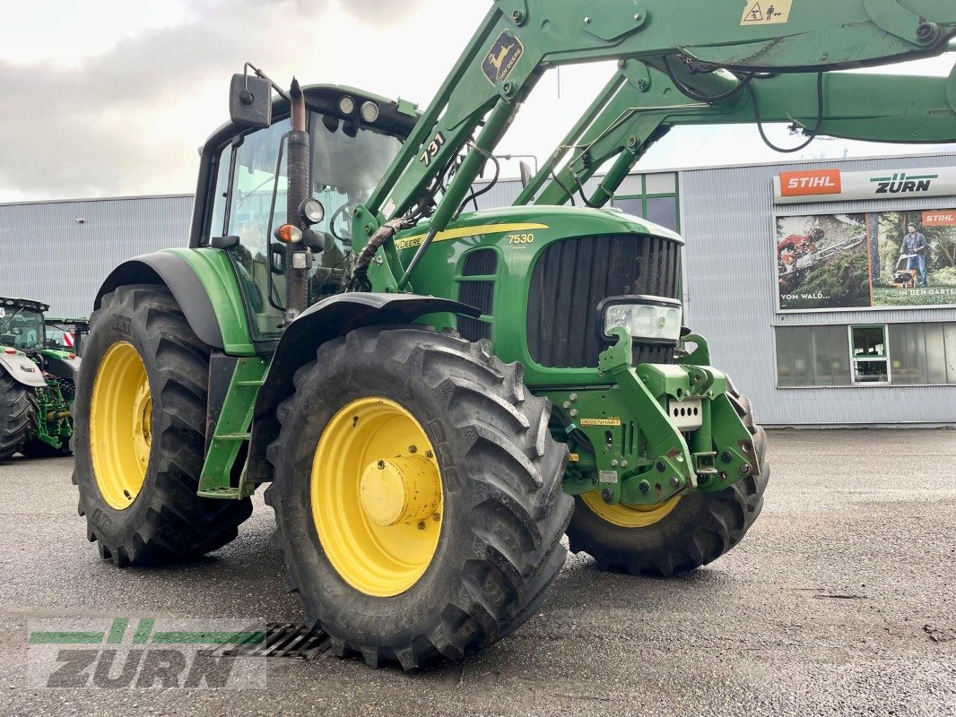 Traktor Türe ait John Deere 7530 Premium, Gebrauchtmaschine içinde Schöntal-Westernhausen (resim 3)