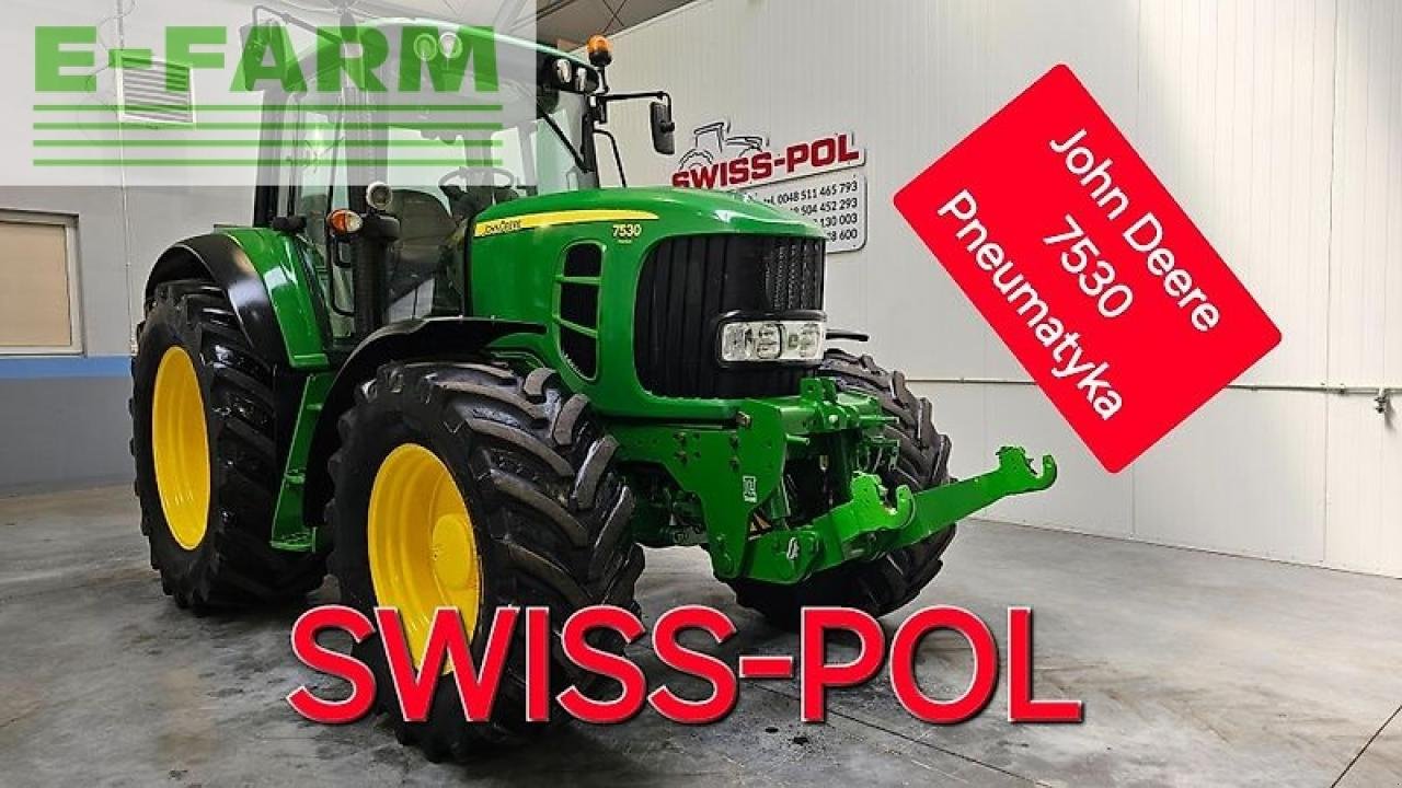 Traktor Türe ait John Deere 7530, Gebrauchtmaschine içinde MORDY (resim 1)