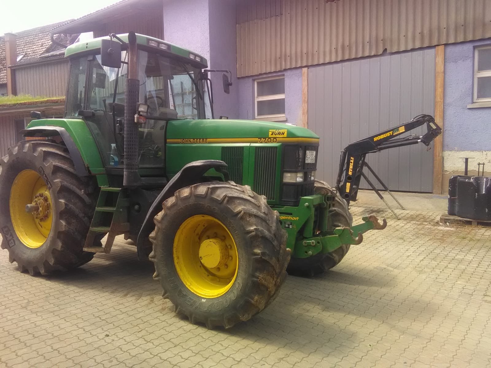 Traktor tip John Deere 7700, Gebrauchtmaschine in Creglingen (Poză 1)