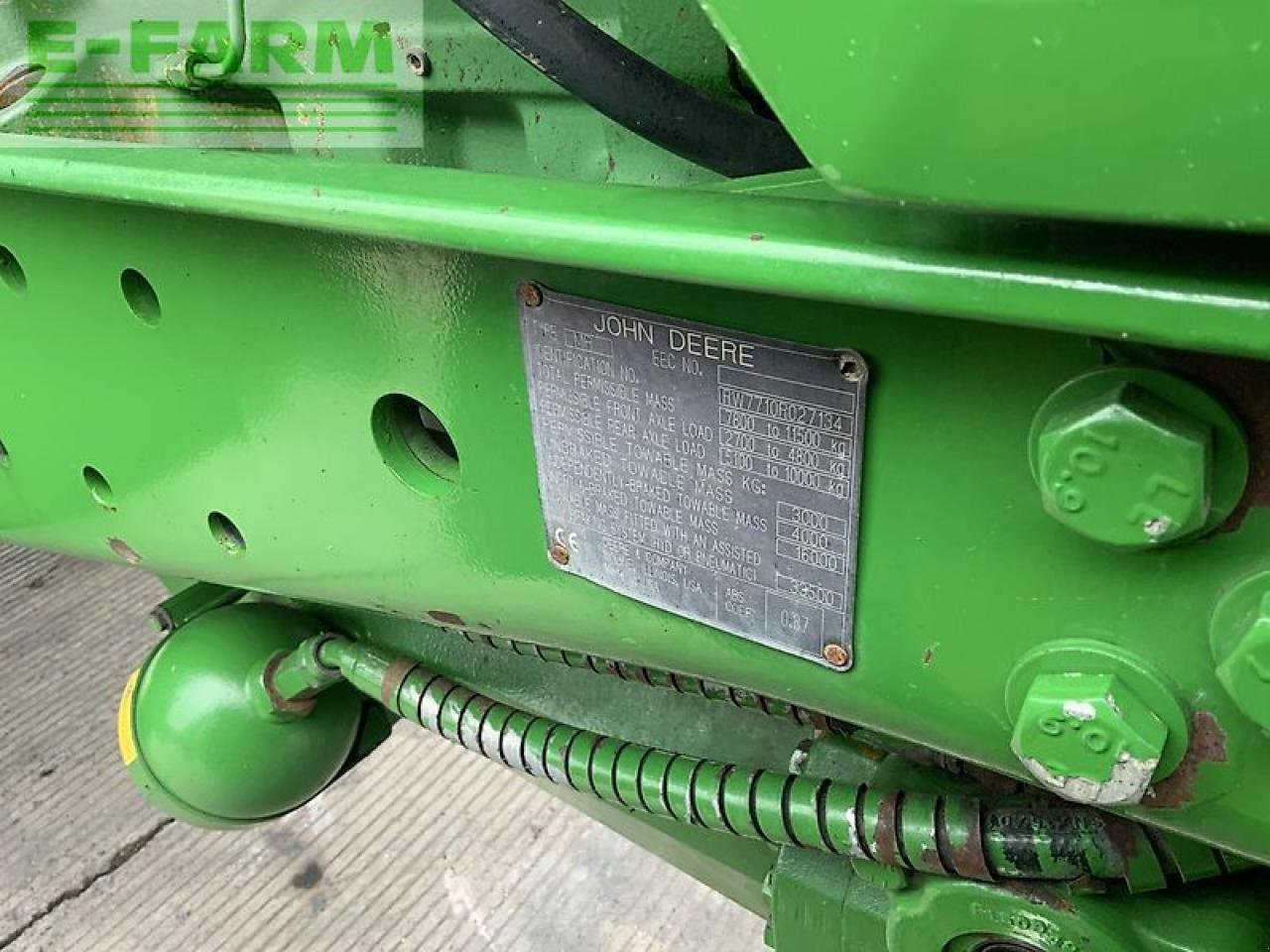 Traktor tipa John Deere 7710 tractor (st20617), Gebrauchtmaschine u SHAFTESBURY (Slika 14)