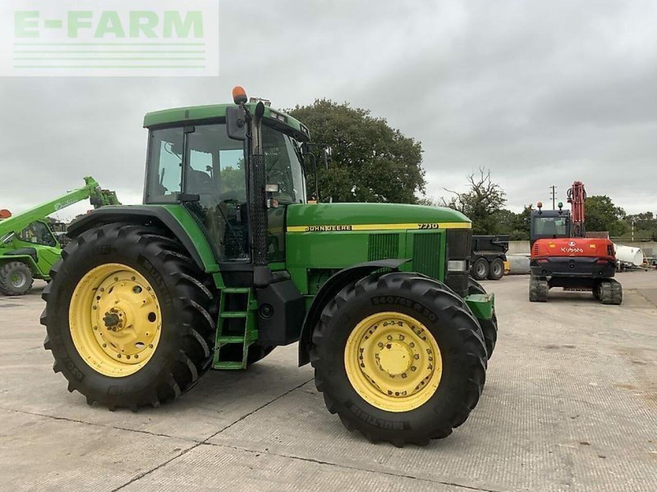 Traktor Türe ait John Deere 7710 tractor (st20617), Gebrauchtmaschine içinde SHAFTESBURY (resim 10)