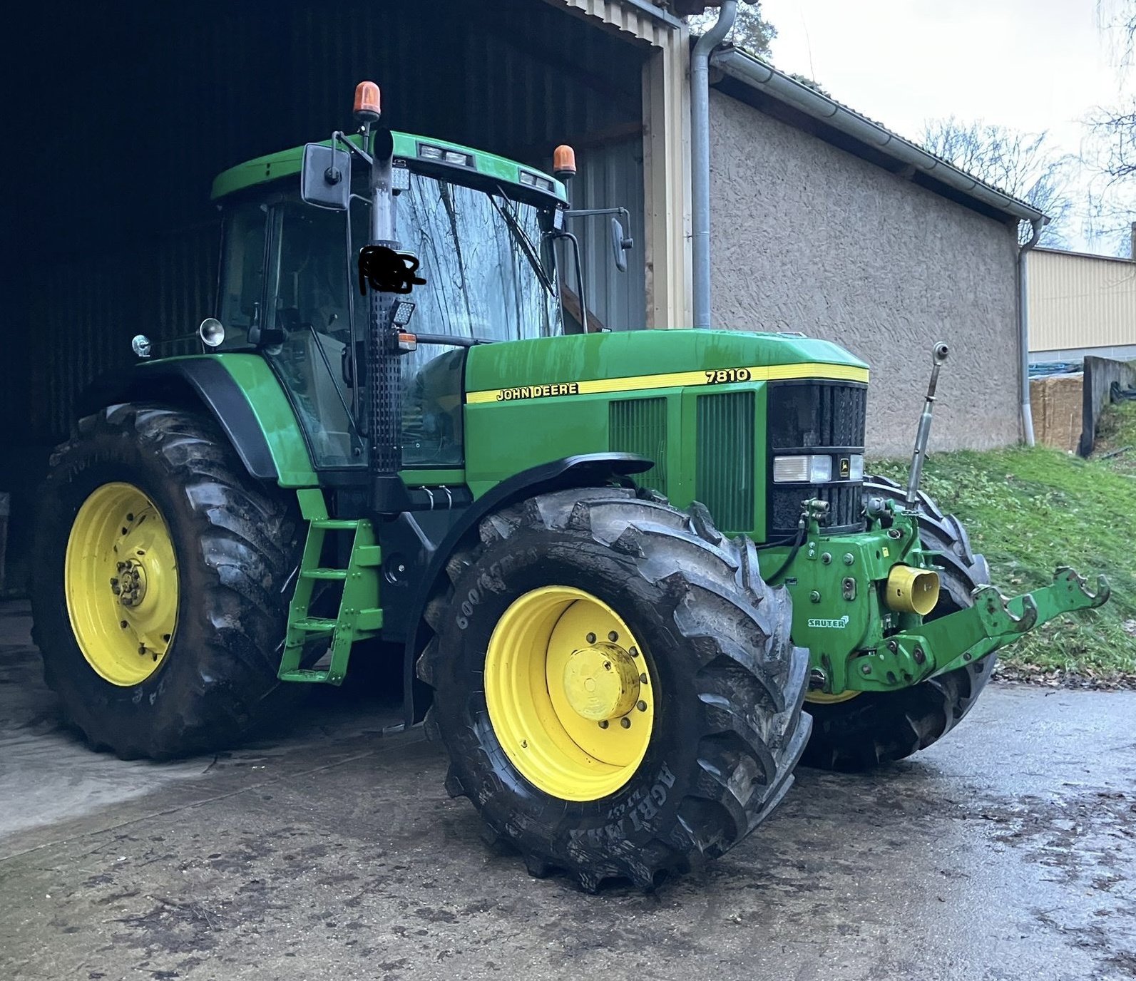 Traktor Türe ait John Deere 7810, Gebrauchtmaschine içinde Sachsen bei Ansbach (resim 1)