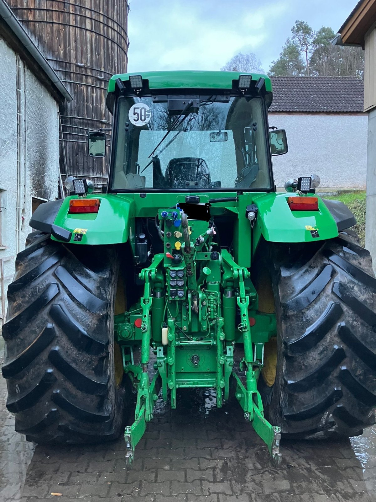 Traktor Türe ait John Deere 7810, Gebrauchtmaschine içinde Sachsen bei Ansbach (resim 3)