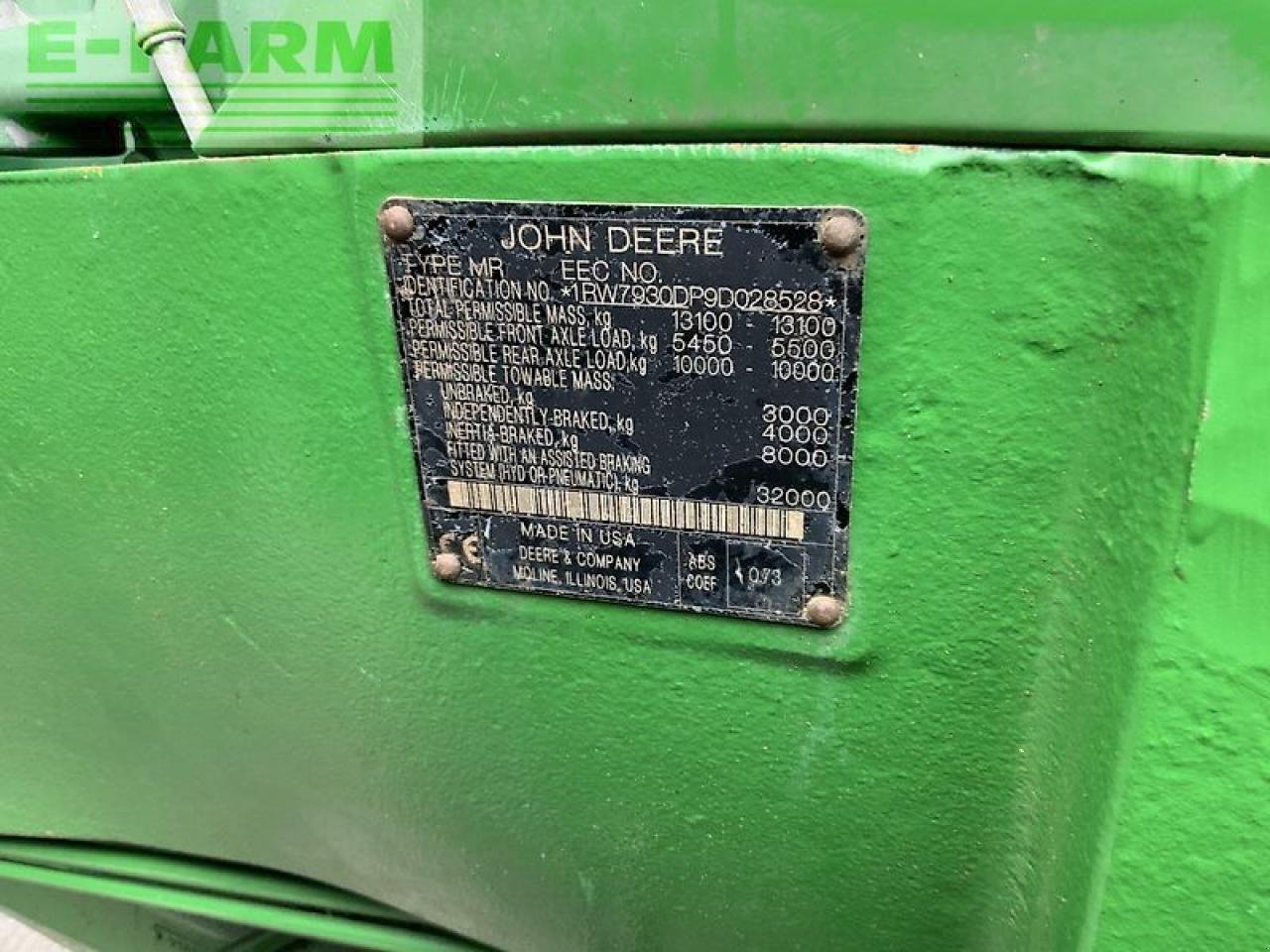 Traktor des Typs John Deere 7930 tractor (st21416), Gebrauchtmaschine in SHAFTESBURY (Bild 14)